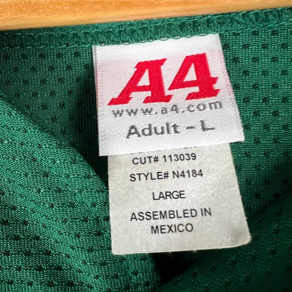 Masters Golf Tournament Baseball Shirt Jersey Green Mesh Button Up Mens L - Picture 5 of 7